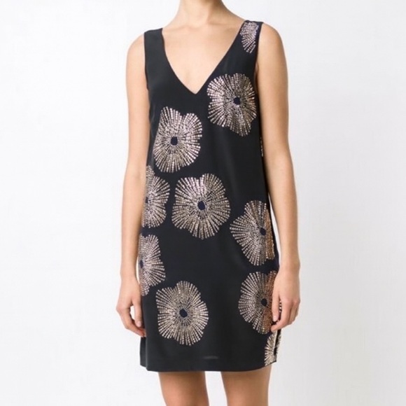 Trina Turk black Glitterati Studded Dress, size 10 - Picture 7 of 7